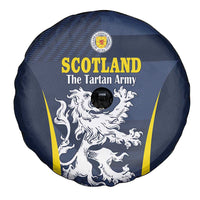 Scotland Football Spare Tire Cover Scottish Lion Rampant Tartan Fan - Wonder Print Shop