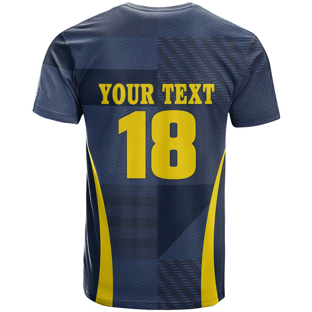 Custom Scotland Football T Shirt Scottish Lion Rampant Tartan Fan - Wonder Print Shop