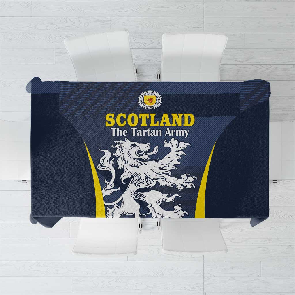 Scotland Football Tablecloth Scottish Lion Rampant Tartan Fan - Wonder Print Shop