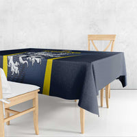 Scotland Football Tablecloth Scottish Lion Rampant Tartan Fan - Wonder Print Shop