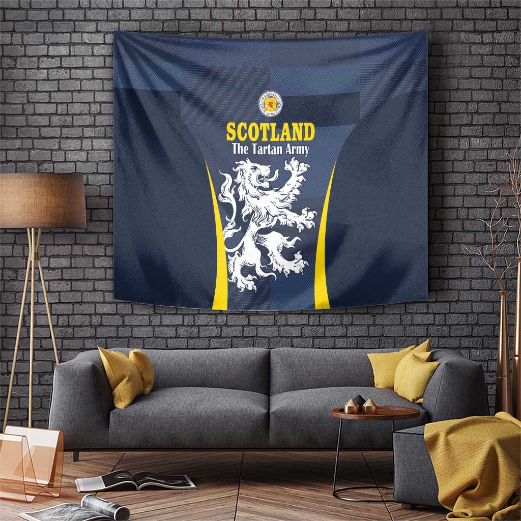 Scotland Football Tapestry Scottish Lion Rampant Tartan Fan - Wonder Print Shop