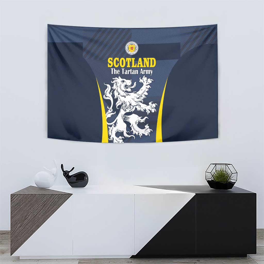 Scotland Football Tapestry Scottish Lion Rampant Tartan Fan - Wonder Print Shop