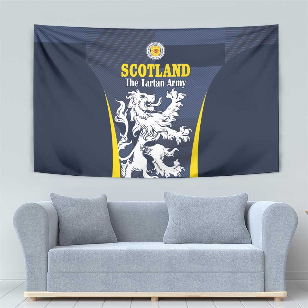 Scotland Football Tapestry Scottish Lion Rampant Tartan Fan - Wonder Print Shop