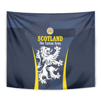 Scotland Football Tapestry Scottish Lion Rampant Tartan Fan - Wonder Print Shop