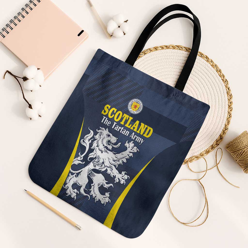 Scotland Football Tote Bag Scottish Lion Rampant Tartan Fan - Wonder Print Shop