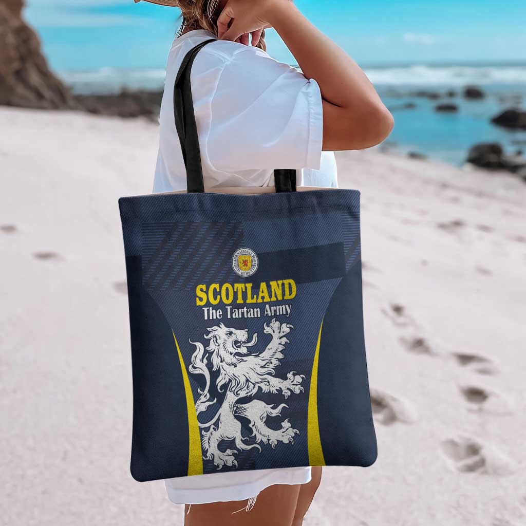 Scotland Football Tote Bag Scottish Lion Rampant Tartan Fan - Wonder Print Shop