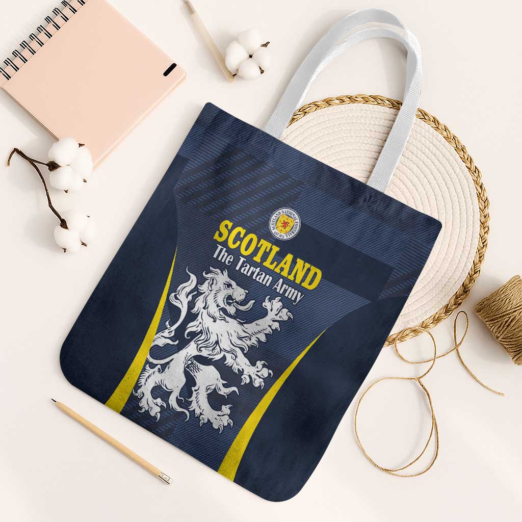 Scotland Football Tote Bag Scottish Lion Rampant Tartan Fan - Wonder Print Shop