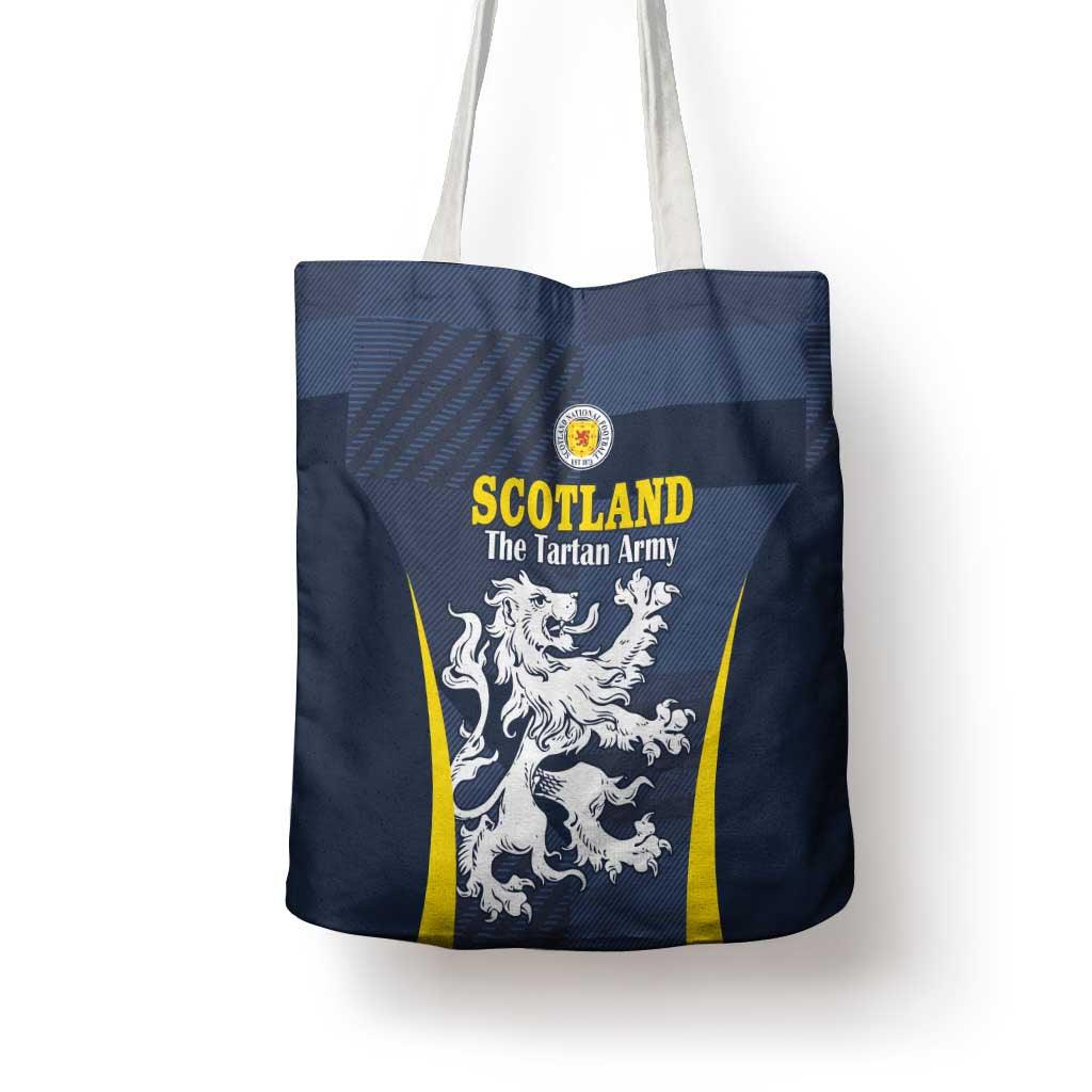 Scotland Football Tote Bag Scottish Lion Rampant Tartan Fan - Wonder Print Shop