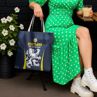 Scotland Football Tote Bag Scottish Lion Rampant Tartan Fan - Wonder Print Shop