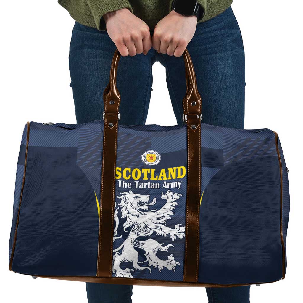 Scotland Football Travel Bag Scottish Lion Rampant Tartan Fan - Wonder Print Shop