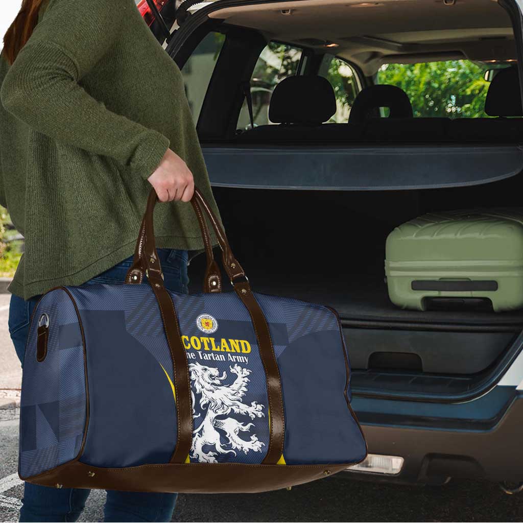 Scotland Football Travel Bag Scottish Lion Rampant Tartan Fan - Wonder Print Shop