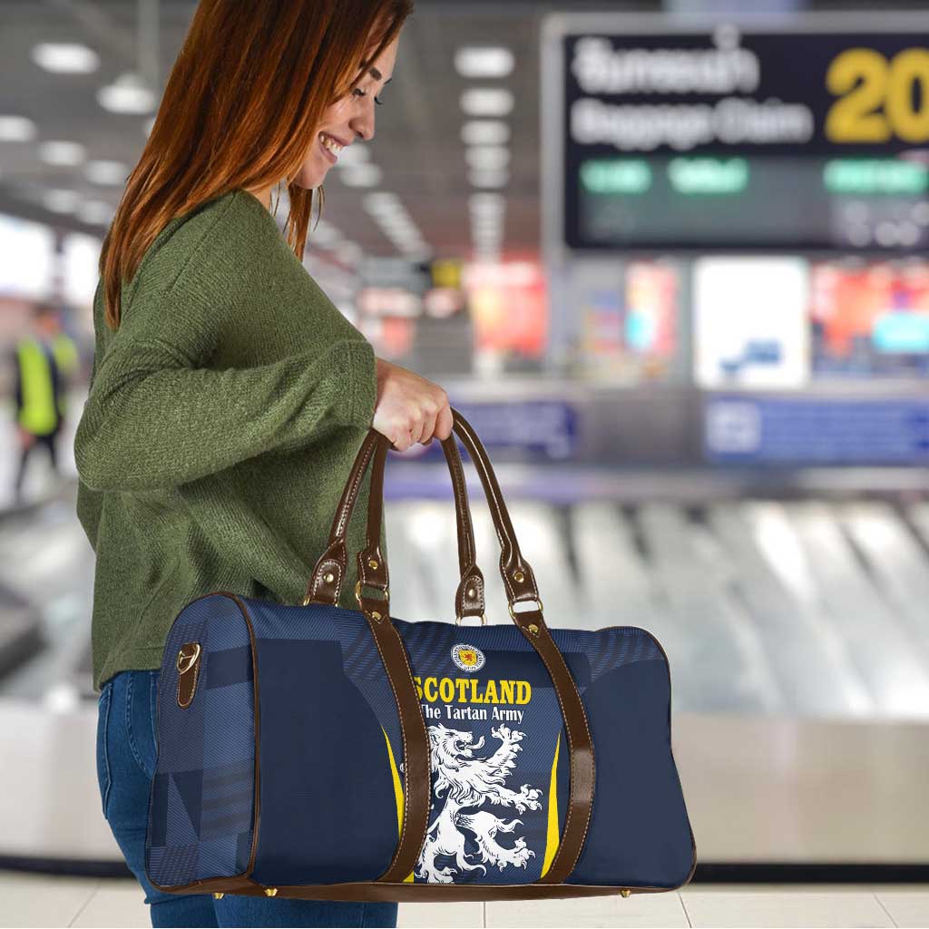 Scotland Football Travel Bag Scottish Lion Rampant Tartan Fan - Wonder Print Shop