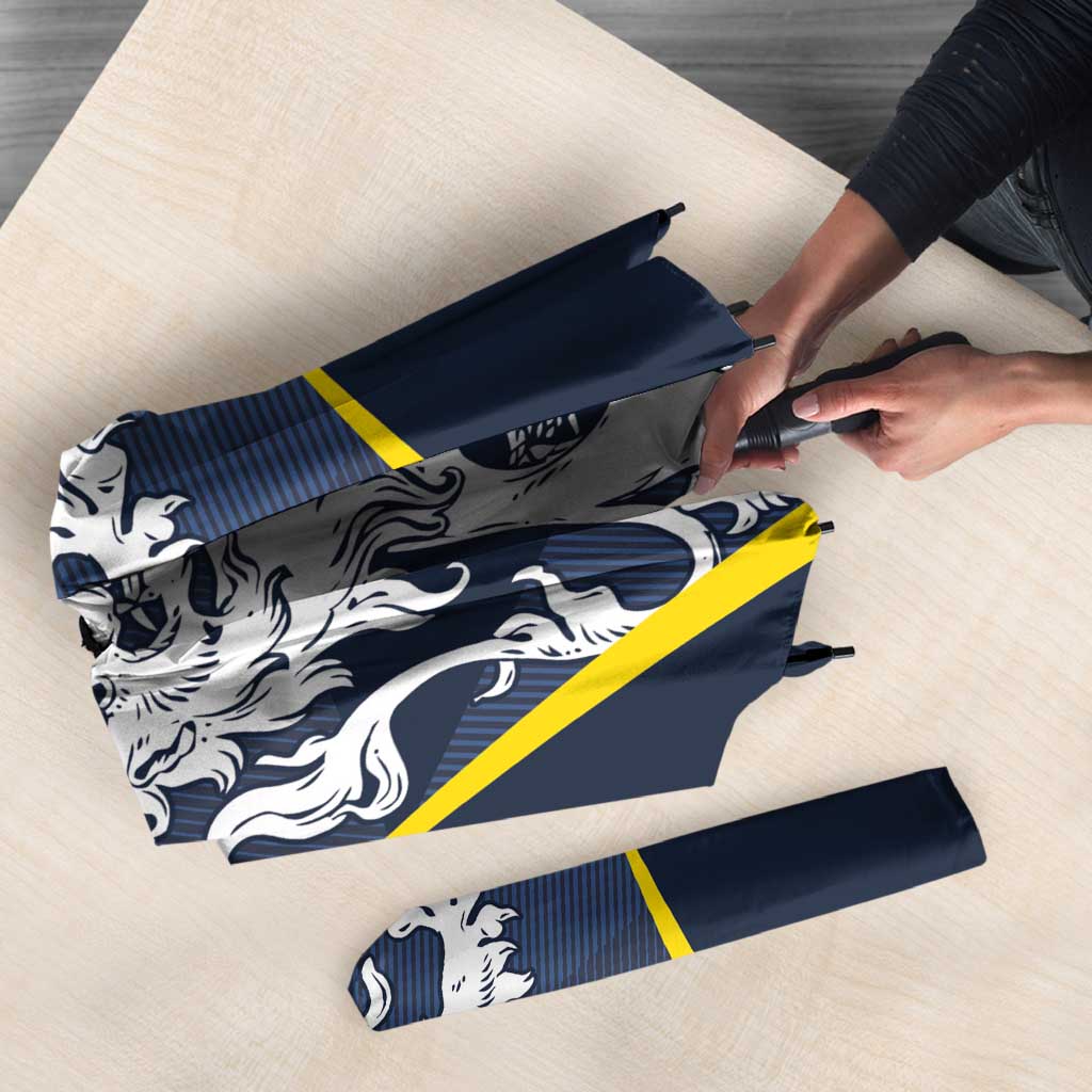 Scotland Football Umbrella Scottish Lion Rampant Tartan Fan - Wonder Print Shop