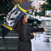 Scotland Football Umbrella Scottish Lion Rampant Tartan Fan - Wonder Print Shop