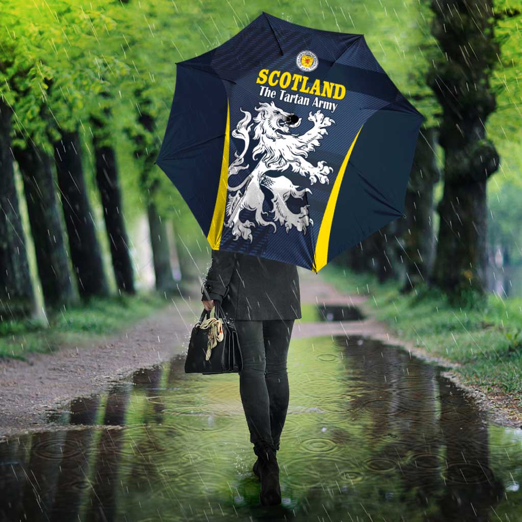 Scotland Football Umbrella Scottish Lion Rampant Tartan Fan - Wonder Print Shop