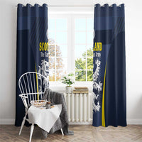 Scotland Football Window Curtain Scottish Lion Rampant Tartan Fan - Wonder Print Shop
