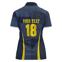 Custom Scotland Football Women Polo Shirt Scottish Lion Rampant Tartan Fan - Wonder Print Shop