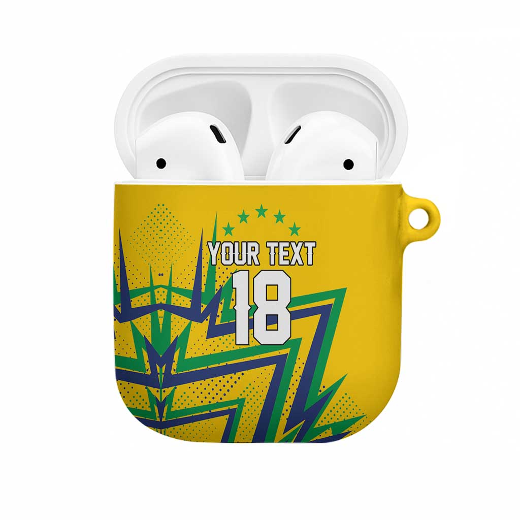 Custom Brazil Football Spirit AirPods Case Selecao Canarinho Sporty Style - Wonder Print Shop