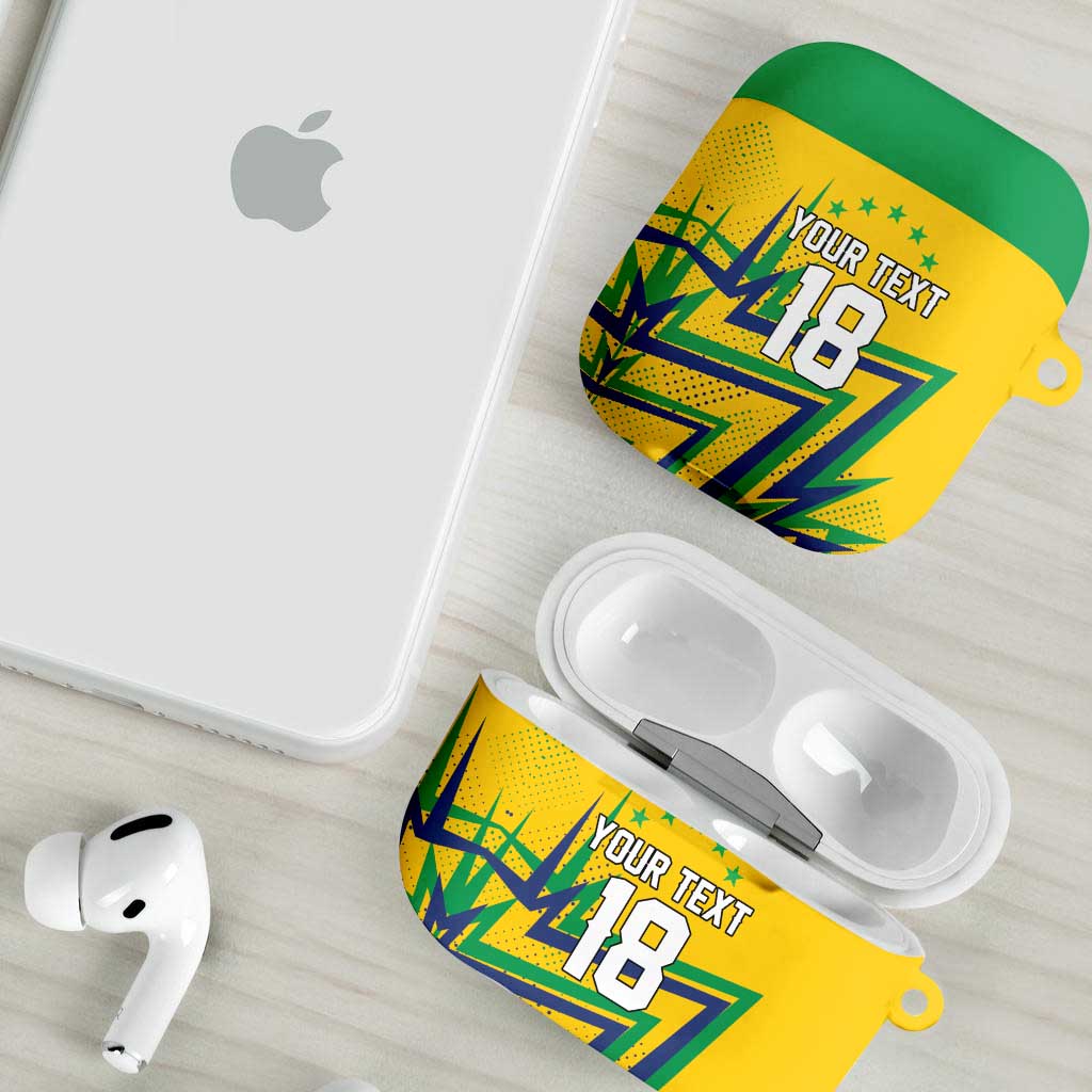Custom Brazil Football Spirit AirPods Case Selecao Canarinho Sporty Style - Wonder Print Shop