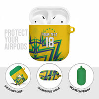 Custom Brazil Football Spirit AirPods Case Selecao Canarinho Sporty Style - Wonder Print Shop