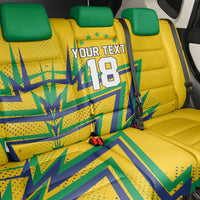 Custom Brazil Football Spirit Back Car Seat Cover Selecao Canarinho Sporty Style - Wonder Print Shop