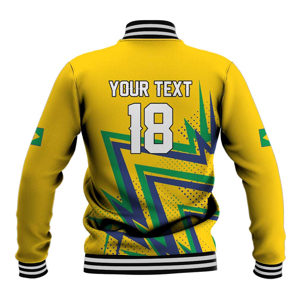 Custom Brazil Football Spirit Baseball Jacket Selecao Canarinho Sporty Style - Wonder Print Shop