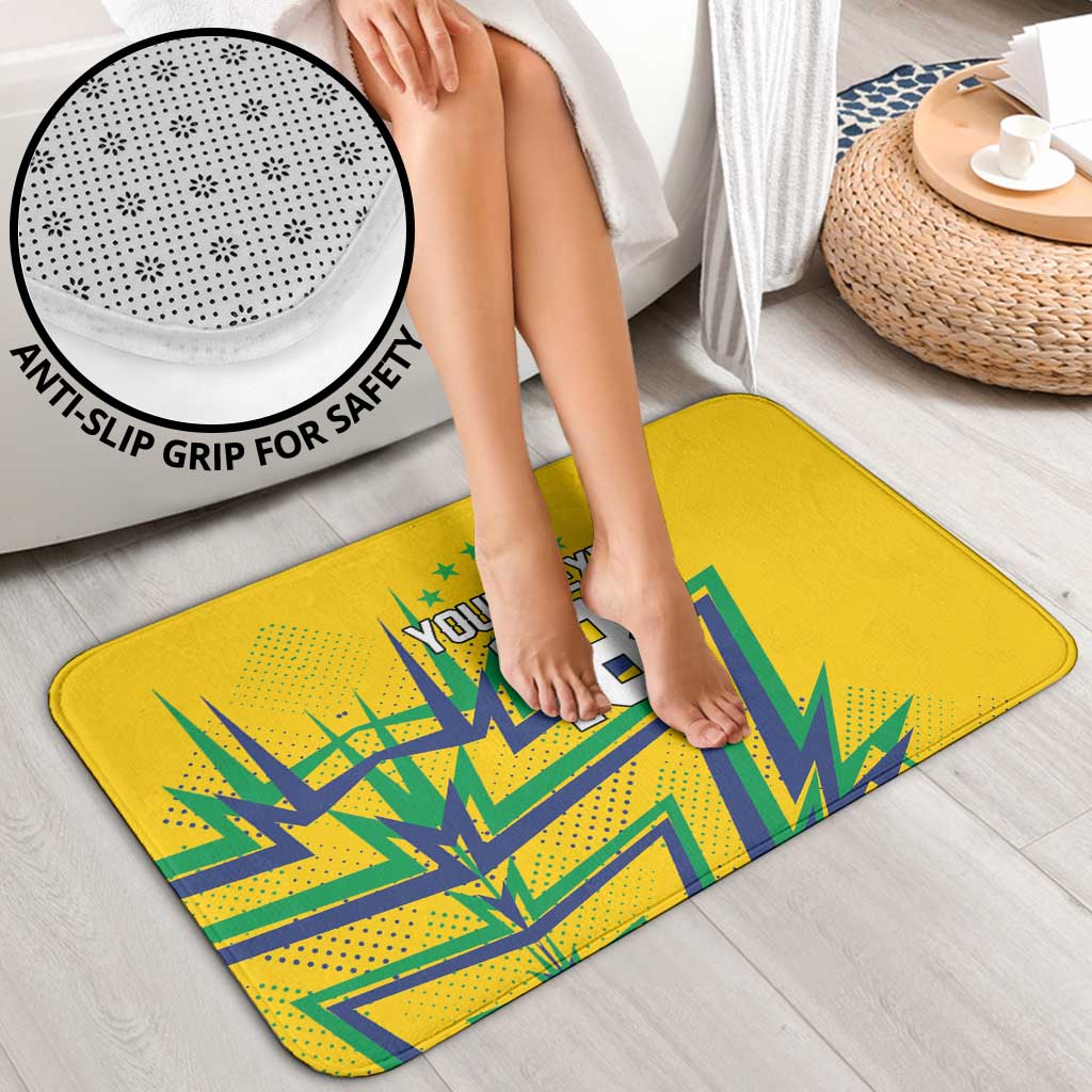 Custom Brazil Football Spirit Bathroom Set Selecao Canarinho Sporty Style - Wonder Print Shop
