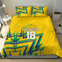Custom Brazil Football Spirit Bedding Set Selecao Canarinho Sporty Style - Wonder Print Shop
