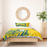 Custom Brazil Football Spirit Bedding Set Selecao Canarinho Sporty Style - Wonder Print Shop