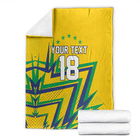 Custom Brazil Football Spirit Blanket Selecao Canarinho Sporty Style - Wonder Print Shop