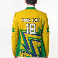 Custom Brazil Football Spirit Blazer Selecao Canarinho Sporty Style - Wonder Print Shop