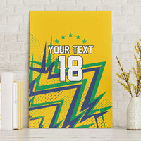 Custom Brazil Football Spirit Canvas Wall Art Selecao Canarinho Sporty Style - Wonder Print Shop
