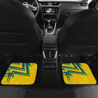 Custom Brazil Football Spirit Car Mats Selecao Canarinho Sporty Style - Wonder Print Shop