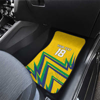 Custom Brazil Football Spirit Car Mats Selecao Canarinho Sporty Style - Wonder Print Shop