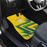 Custom Brazil Football Spirit Car Mats Selecao Canarinho Sporty Style - Wonder Print Shop