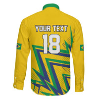 Custom Brazil Football Spirit Family Matching Summer Maxi Dress and Hawaiian Shirt Selecao Canarinho Sporty Style - Wonder Print Shop