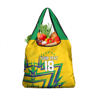 Custom Brazil Football Spirit Grocery Bag Selecao Canarinho Sporty Style - Wonder Print Shop