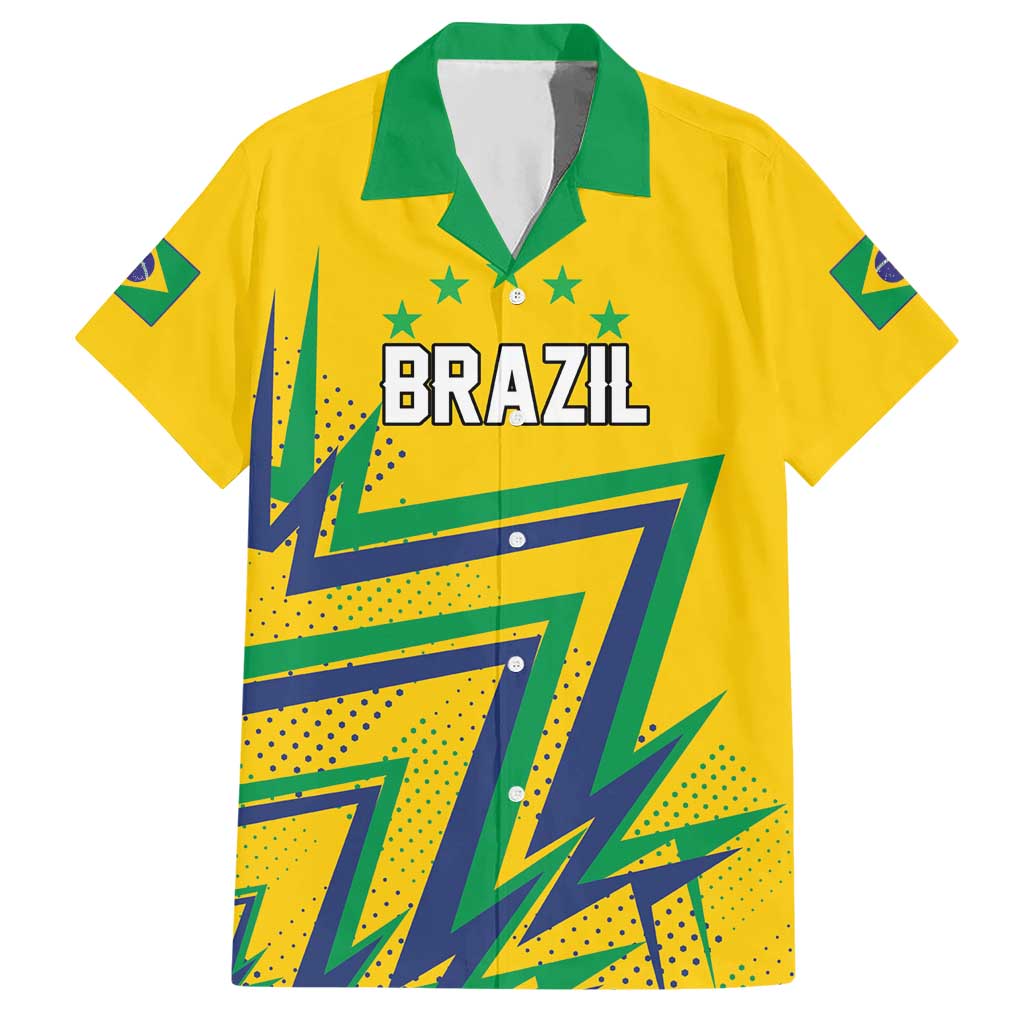 Custom Brazil Football Spirit Hawaiian Shirt Selecao Canarinho Sporty Style - Wonder Print Shop