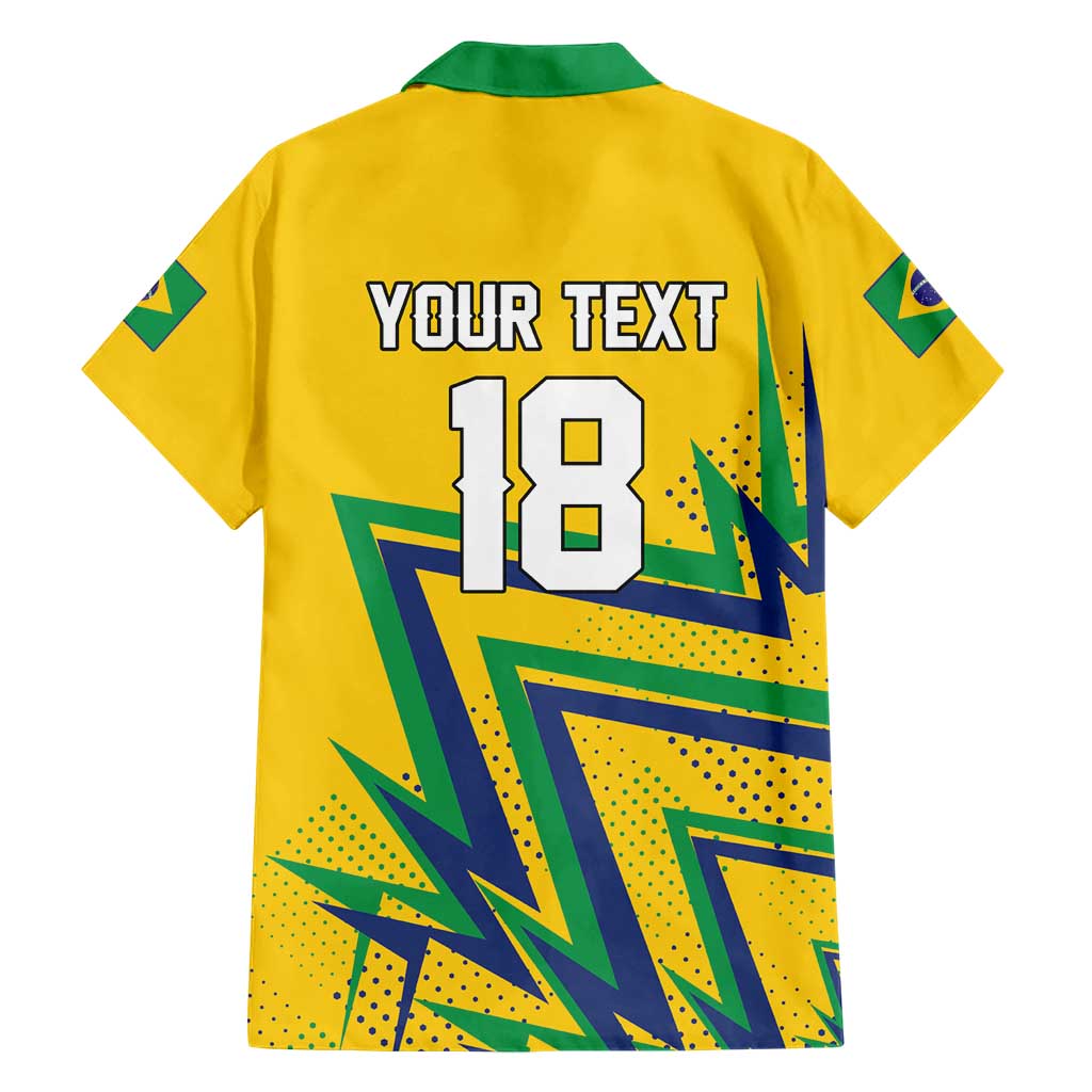 Custom Brazil Football Spirit Hawaiian Shirt Selecao Canarinho Sporty Style - Wonder Print Shop