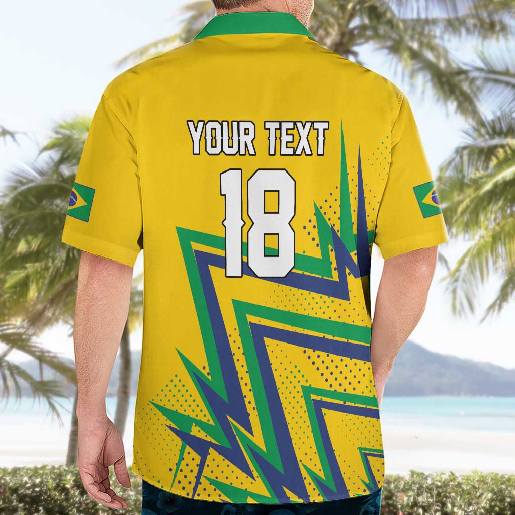 Custom Brazil Football Spirit Hawaiian Shirt Selecao Canarinho Sporty Style - Wonder Print Shop