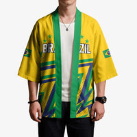 Custom Brazil Football Spirit Kimono Selecao Canarinho Sporty Style - Wonder Print Shop