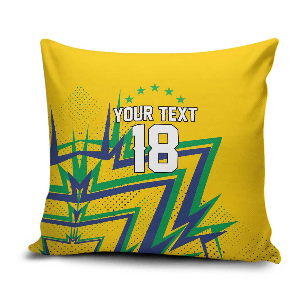 Custom Brazil Football Spirit Pillow Cover Selecao Canarinho Sporty Style - Wonder Print Shop