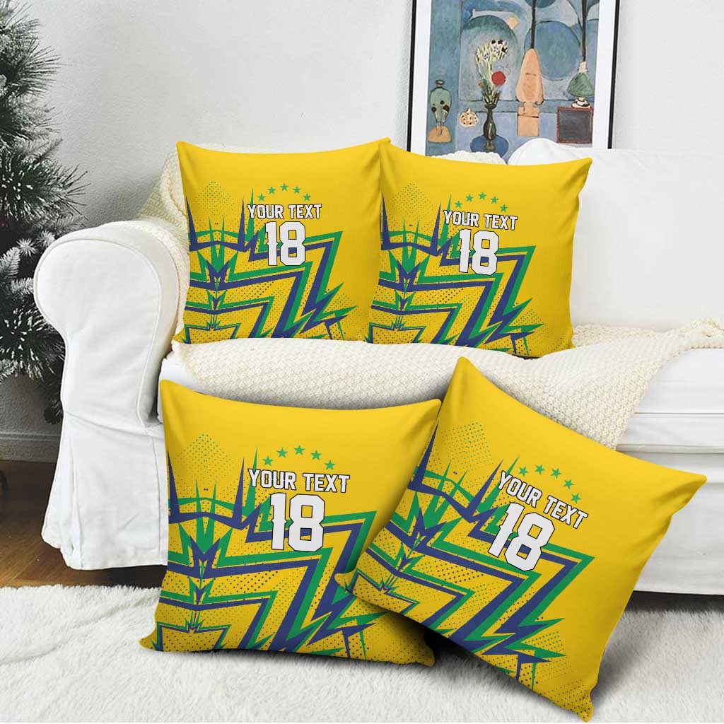 Custom Brazil Football Spirit Pillow Cover Selecao Canarinho Sporty Style - Wonder Print Shop