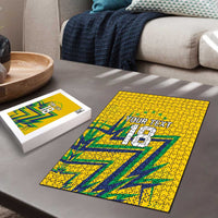 Custom Brazil Football Spirit Puzzle Selecao Canarinho Sporty Style - Wonder Print Shop