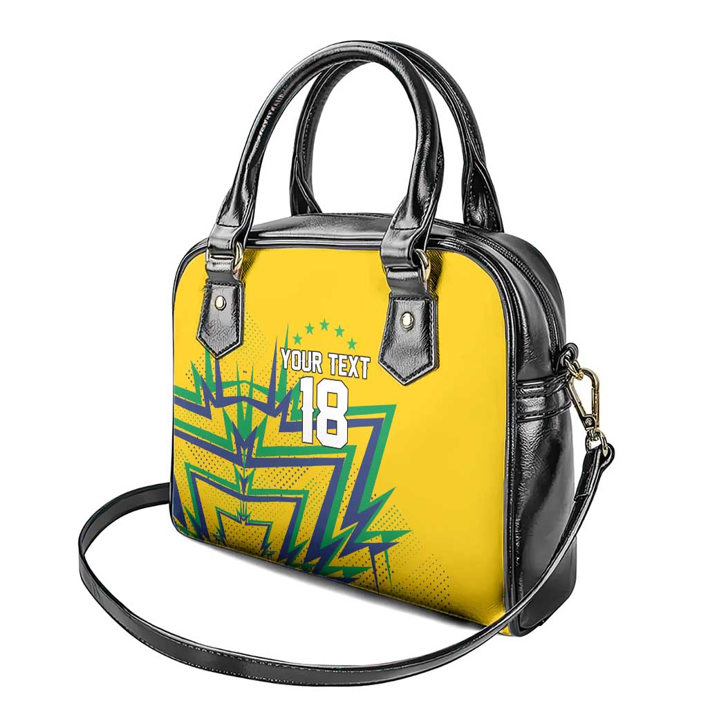 Custom Brazil Football Spirit Shoulder Handbag Selecao Canarinho Sporty Style - Wonder Print Shop