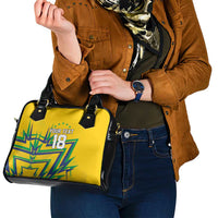 Custom Brazil Football Spirit Shoulder Handbag Selecao Canarinho Sporty Style - Wonder Print Shop