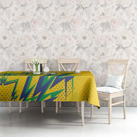 Custom Brazil Football Spirit Tablecloth Selecao Canarinho Sporty Style - Wonder Print Shop
