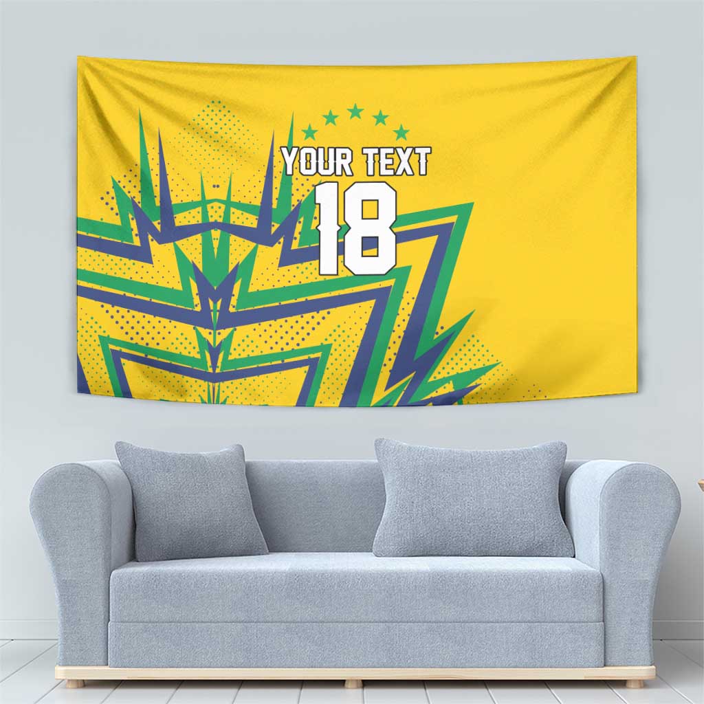Custom Brazil Football Spirit Tapestry Selecao Canarinho Sporty Style - Wonder Print Shop
