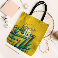 Custom Brazil Football Spirit Tote Bag Selecao Canarinho Sporty Style - Wonder Print Shop