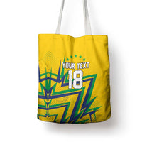 Custom Brazil Football Spirit Tote Bag Selecao Canarinho Sporty Style - Wonder Print Shop